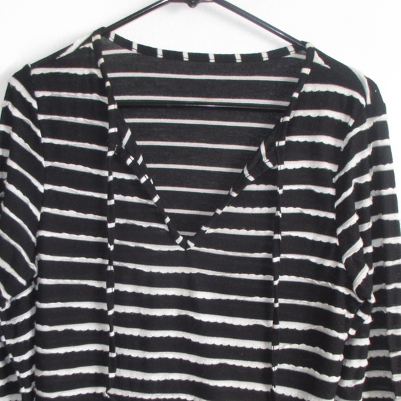 Black and White Striped Dress Size Medium - Picture 2 of 3